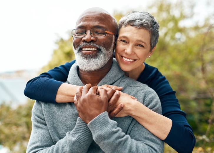 older couple outdoors