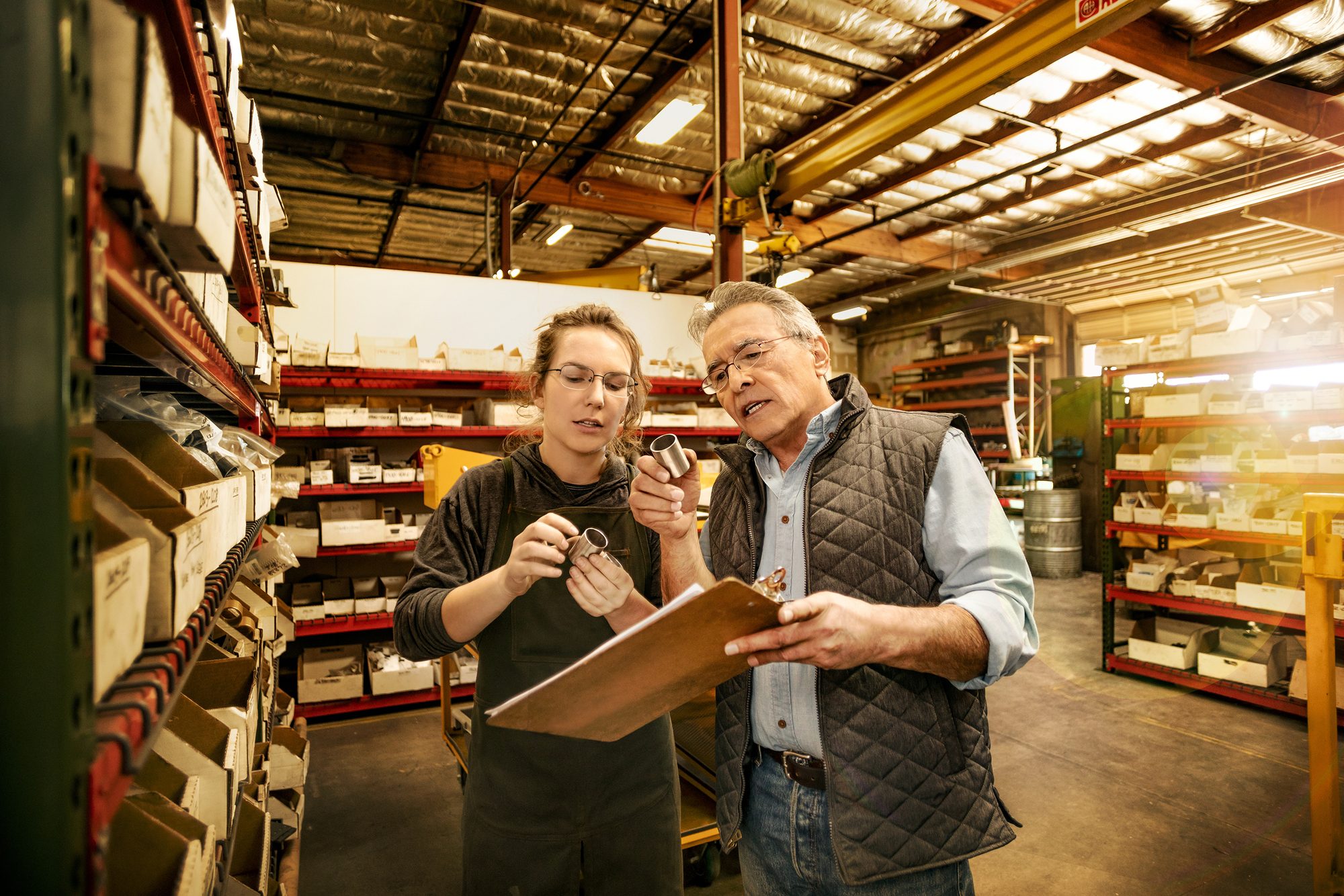 business owner in shop