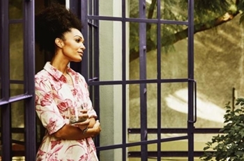 Woman looking into the distance