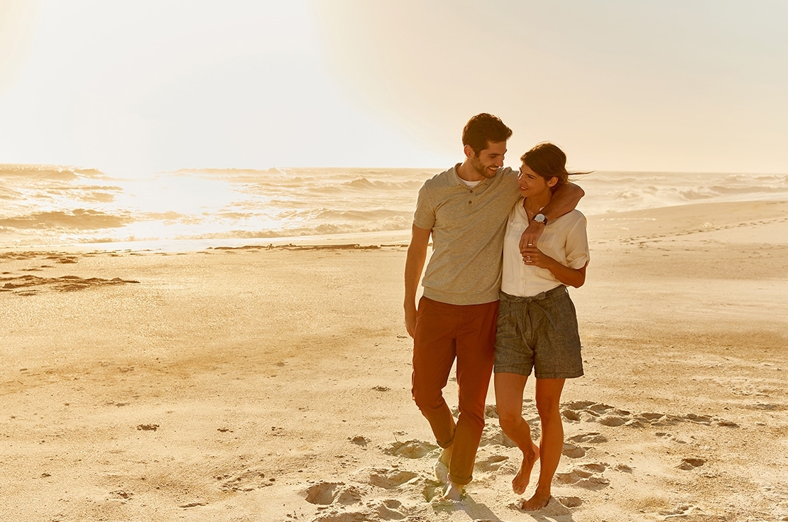 couple on beach