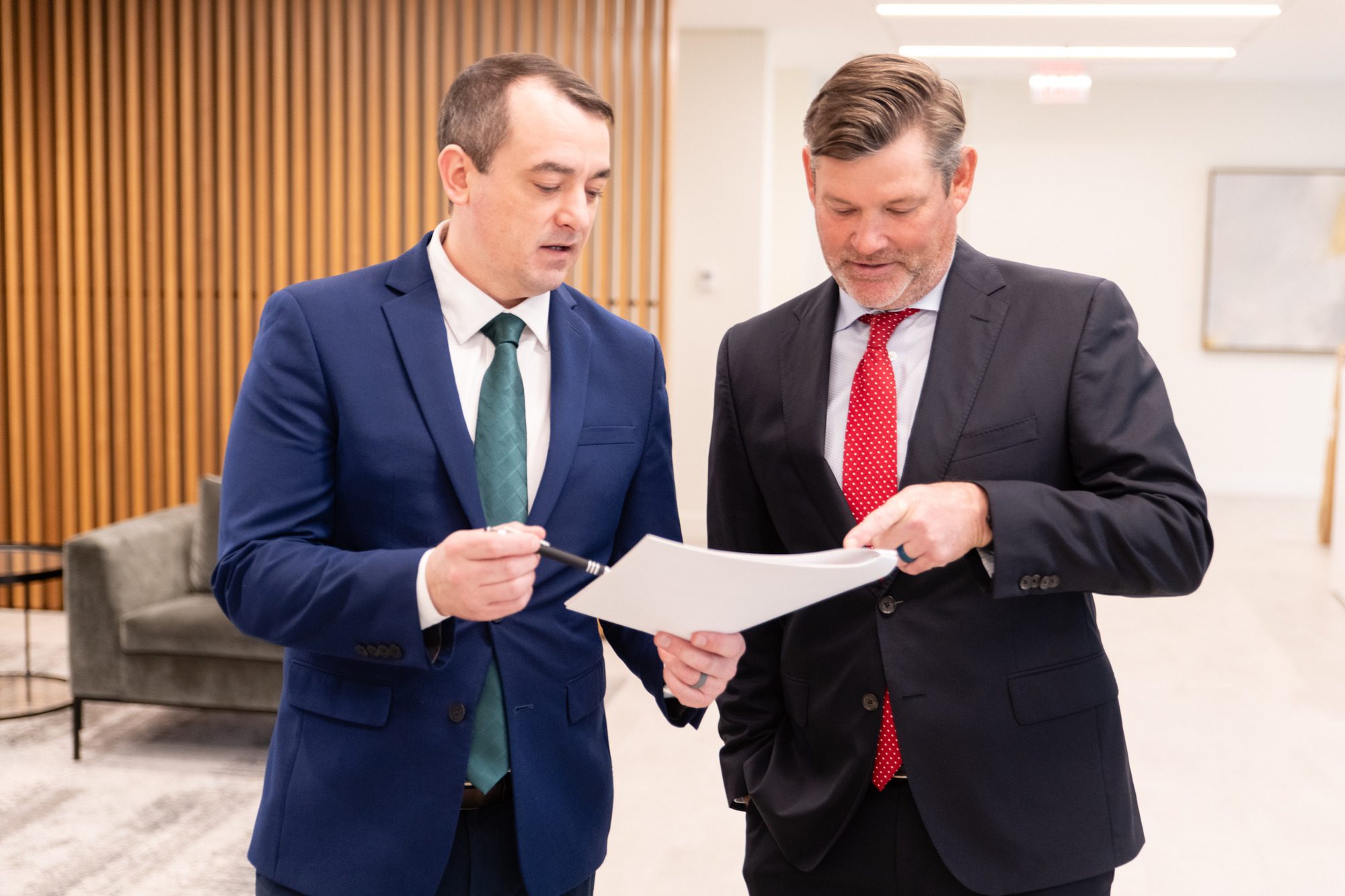 Chris and John talking