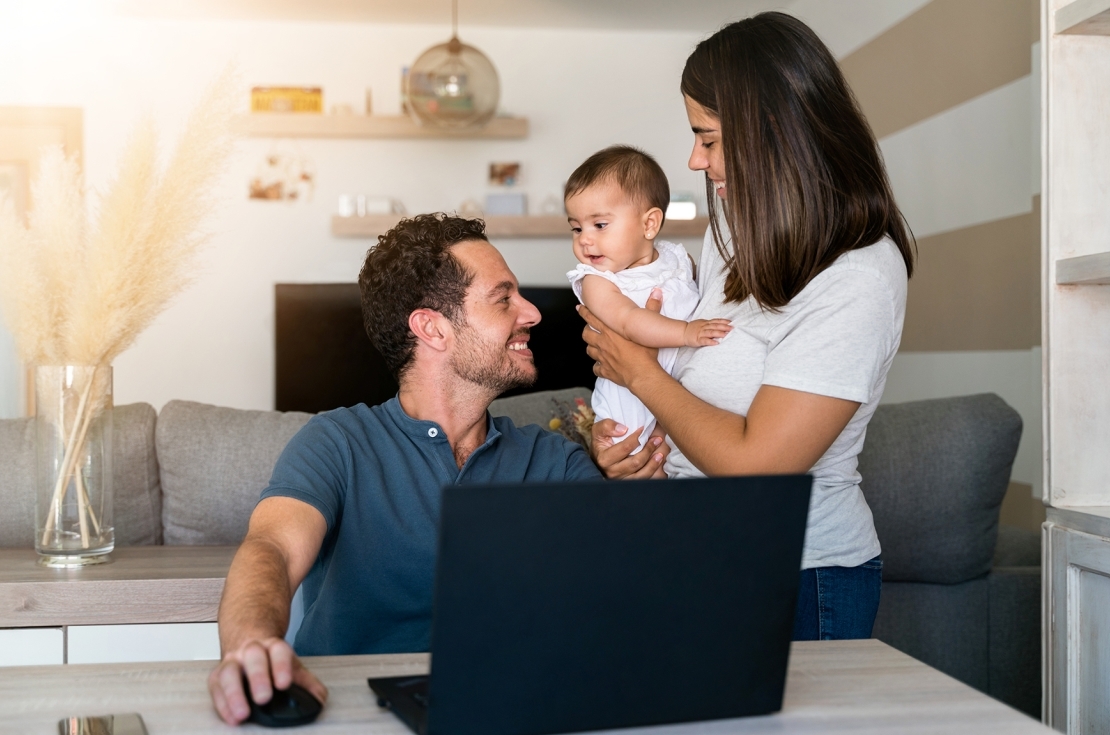 young family