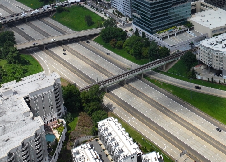 roads from above
