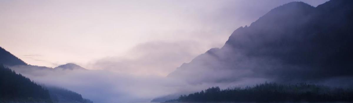 misty mountains